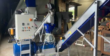 Montaje Planta de Peletizado, fabricación pelet en carpintería de Málaga